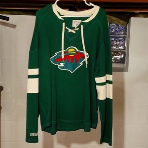 NHL apparel wild sweater jersey